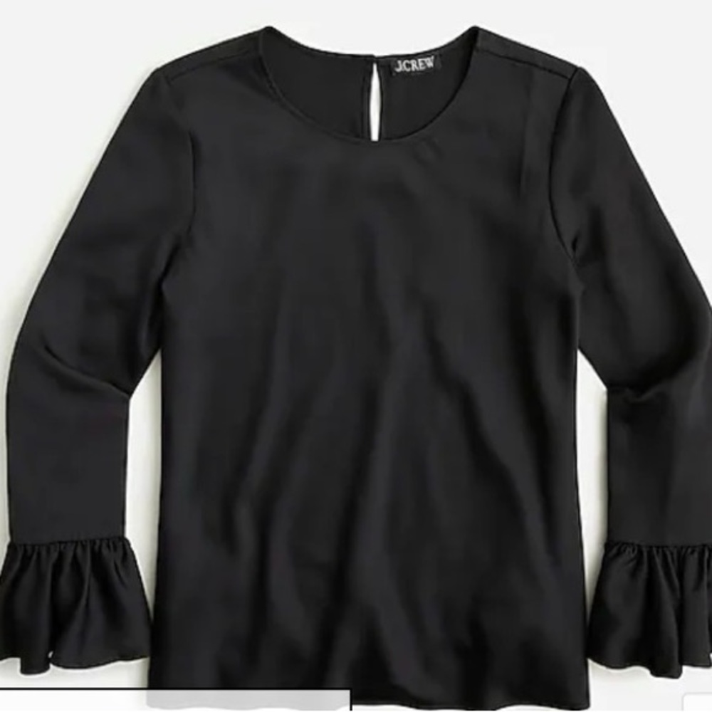 Jcrew Winter Garden Top - Black